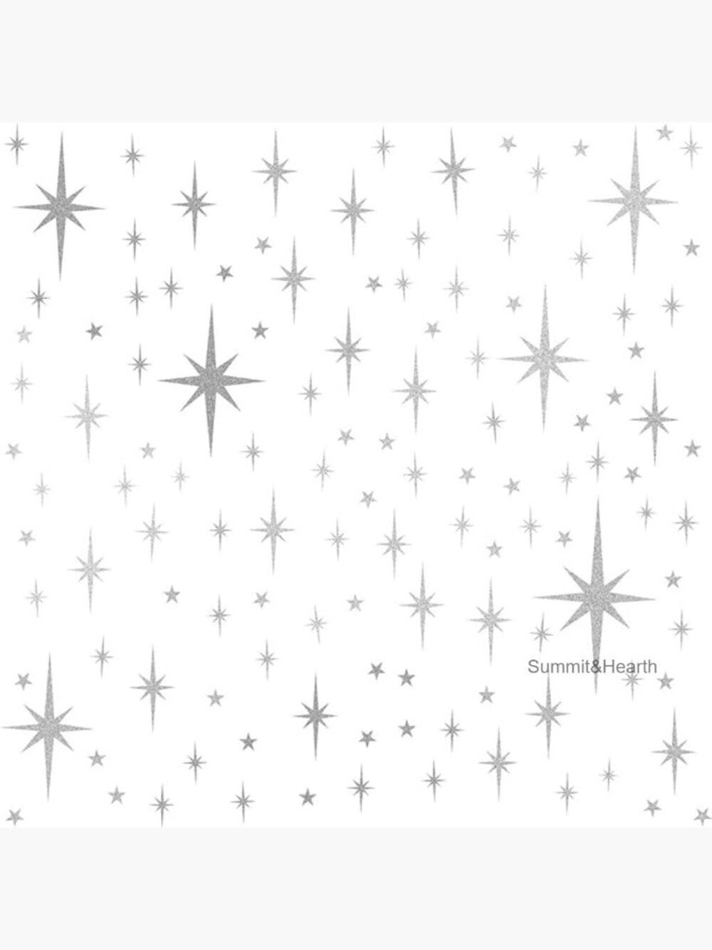 123-Piece Peel and Stick Vinyl Wall Decals, Geometric Star Decor